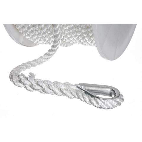Seachoice 90 Degree Plastic Thru-Hull, One Nut Application, White