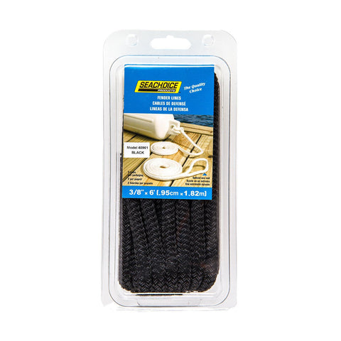 Seachoice Double Braided Nylon Fender Line (2 Per Pack)