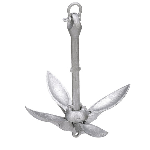 Seachoice 41000 Galvanized Folding Grapnel Anchor, 3-1/2 lbs.