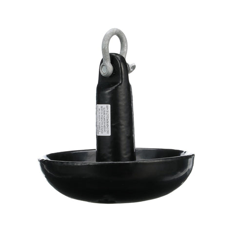 Seachoice Mushroom Anchor Black Vinyl Coated / 15 lbs.