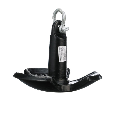 Seachoice 41500 Black Vinyl Coated River Anchor, 12 lbs.