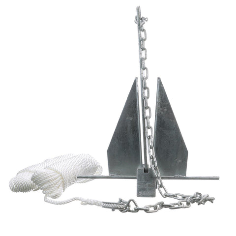 Seachoice Deluxe Anchor Kit (Includes Anchor, 1/4″ x 4' Anchor Lead With (2) 5/16″ Shackles and 3/8″ x 150' Anchor Line)