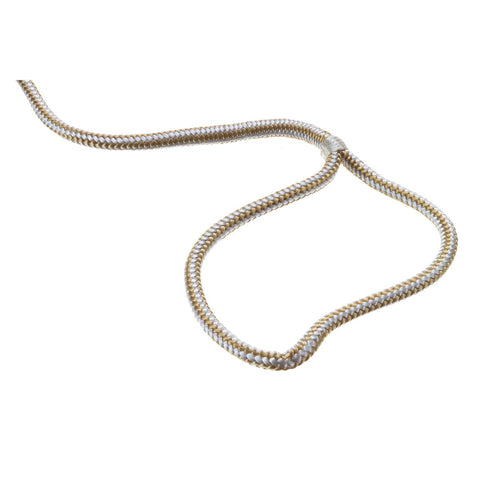 Seachoice Double Braided Nylon Fender Line 1/4″ x 6', Gold/White (2 Per Pack)