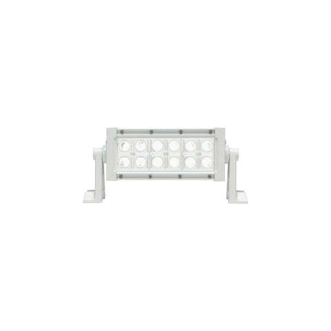 Seachoice 51703 LED Spot/Flood Light Bar, White Housing, 12 LEDs, 7.25″, 12/24V