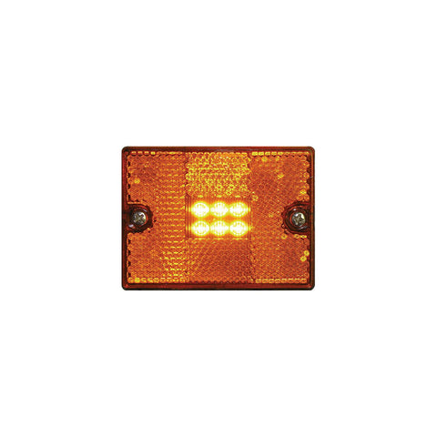 Seachoice 52891 LED Square Stud-Mount Clearance/Marker Light