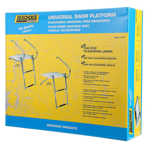 Seachoice Universal Swim Platform With Top Mount Ladder