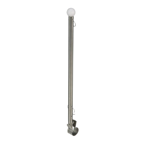 Seachoice 77001 7/8″ Rail Clamp Flag Staff 15-3/16″ Long
