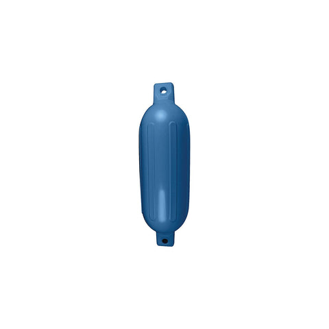 Seachoice 79091 Twin Eye Ribbed Fender, Blue, 6.5 x 23″