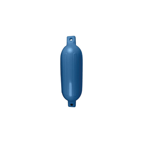 Seachoice 79091 Twin Eye Ribbed Fender, Blue, 6.5 x 23″