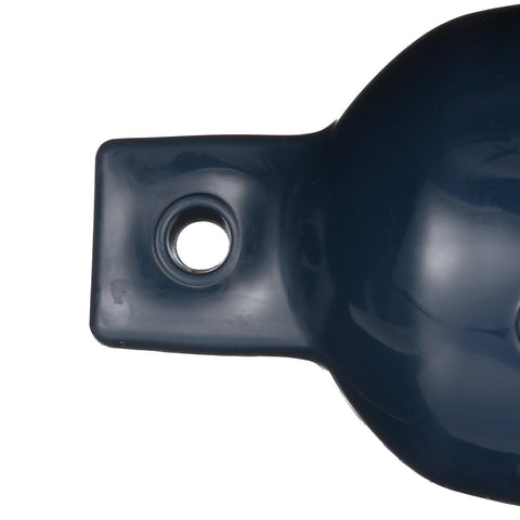 Seachoice 79091 Twin Eye Ribbed Fender, Blue, 6.5 x 23″