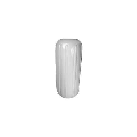 Seachoice 79131 Center Hole Ribbed Fender, White, 10″ x 25″