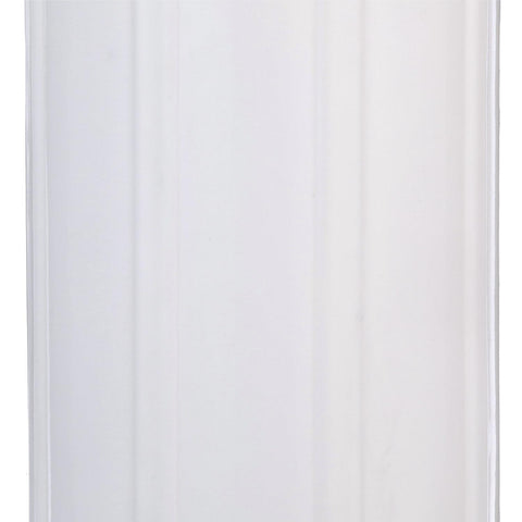 Seachoice 79111 Center Hole Ribbed Fender, White, 6″ x 15″
