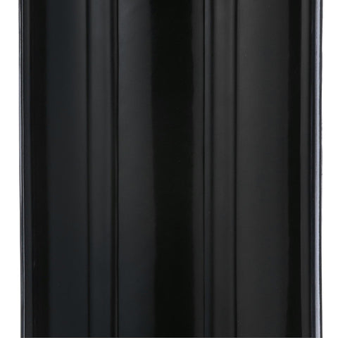 Seachoice 79141 Center Hole Ribbed Fender, Black, 6″ x 15″