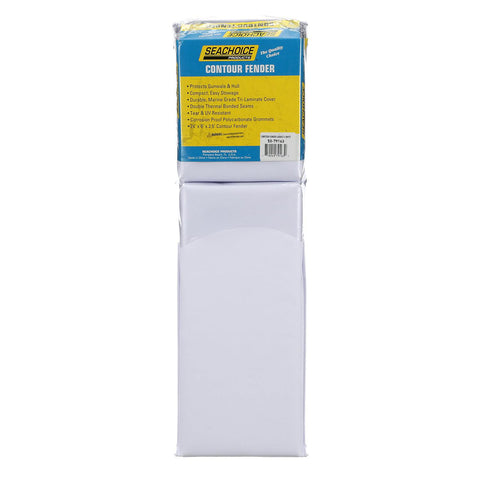 Seachoice Contour Fender, White - 24″ x 6″ x 2.5″