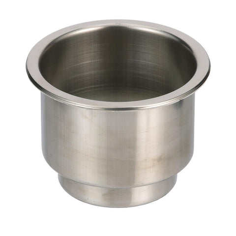 Seachoice 79371 Stainless-Steel Recessed Drink Holder With Blue LED Light