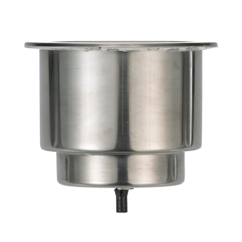 Seachoice 79371 Stainless-Steel Recessed Drink Holder With Blue LED Light