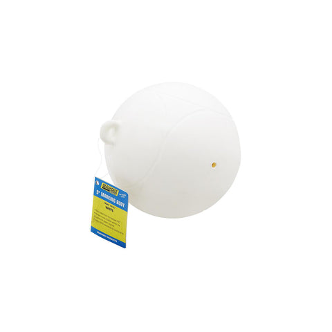 Seachoice 79757 Slalom/Marking Buoy - White, 9″ Dia.