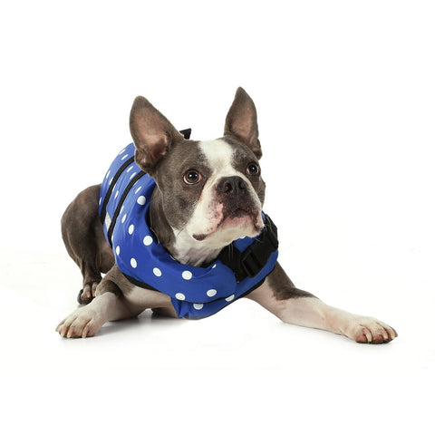 Seachoice 86270 Dog Life Vest - Blue Polka Dot, XS