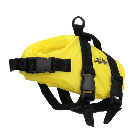 Seachoice 86300 Dog Life Vest - Yellow, XXS