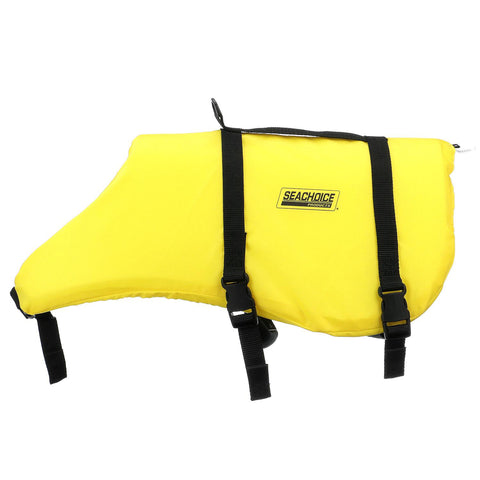 Seachoice 86330 Dog Life Vest - Yellow, Md