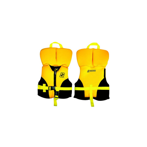 Seachoice 86570 Evoprene Multi-Sport Vest, Yellow/Black, Infant