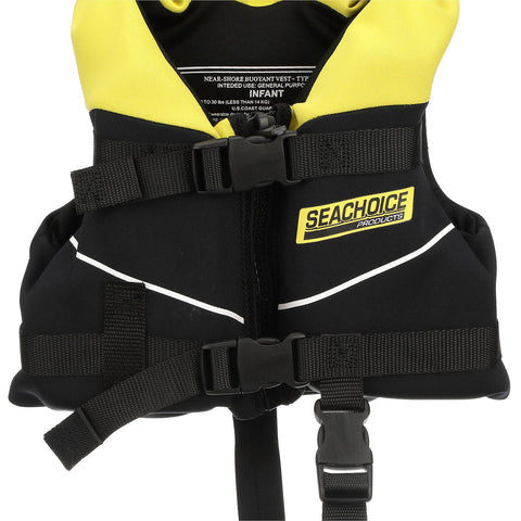Seachoice 86570 Evoprene Multi-Sport Vest, Yellow/Black, Infant