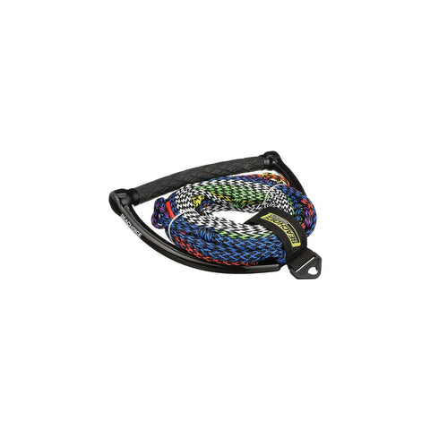 Seachoice 86763 8-Section Water Ski or Wakeboard Rope, 75', 13″ Handle with Textured Rubber Grip