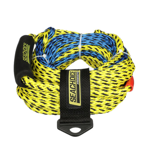 Seachoice 86766 2-Section Tube Tow Rope, 60', Tows Up to 2 Riders