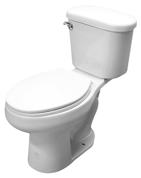 Cato J6052013120 Toilet, Elongated Bowl, 1.6 gpf Flush, White