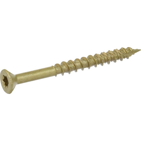 HILLMAN Power Pro No. 10 Ga. X 2-1/4 in. L Star Flat Head Coarse Multi-Material Screws