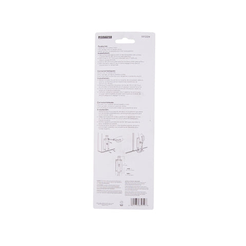 ProSource CL-193-PS Foot Bolt, 3/4 in Bolt Head, 7 in L Bolt, Steel, Zinc