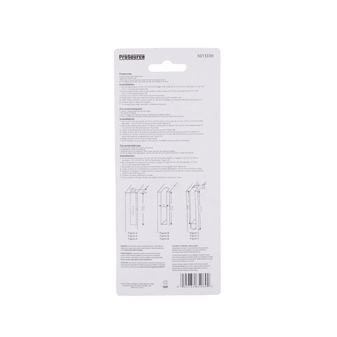 ProSource LR-004-PS Flush Bolt, 1 x 1/2 in Bolt Head, 5 in L Bolt, Solid Brass, Polished Brass