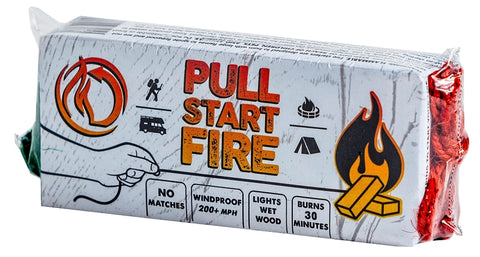 Pull Start Fire 77307 Pull String Fire Starter, Pack of 12