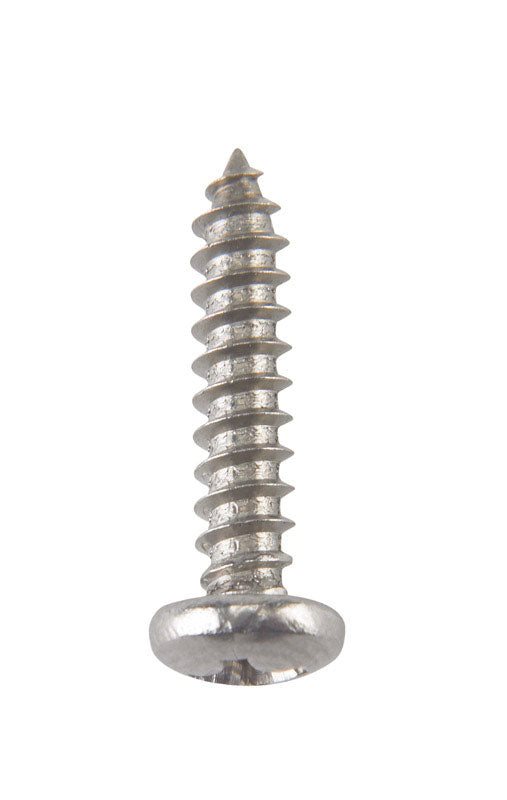 Hillman Pan Head Phillips Drive Sheet Metal Screws Stainless Steel 6 x ...