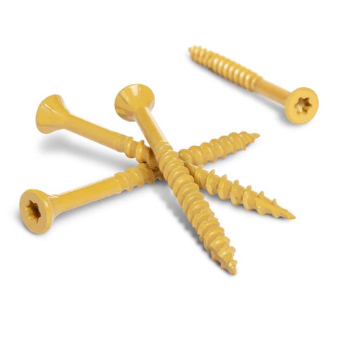 HILLMAN Deck Plus No. 8 Ga. X 2 in. L Tan Star Flat Head Exterior Deck Screws 26 lb 3125 pk