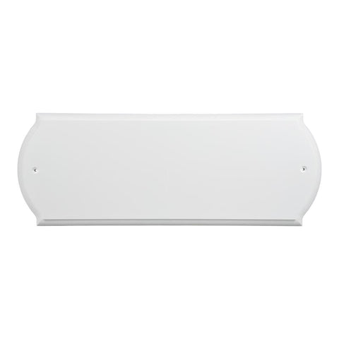 HILLMAN White Plastic Paintable Address Plate, Pack of 3