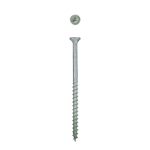 SPAX No. 14 in. X 4 in. L Gray Star Flat Head Deck Screws 8 pk