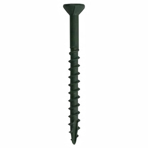 Grip-Rite PrimeGuard Plus 3-1/2 in. L Green Star Bugle Head Deck Screws 5 lb 264 pk, Pack of 4