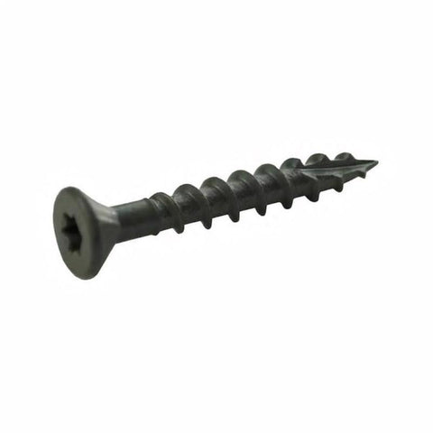 Grip-Rite PrimeGuard Plus No. 8 wire X 1.25 in. L Green Star Flat Head Deck Screws 25 lb