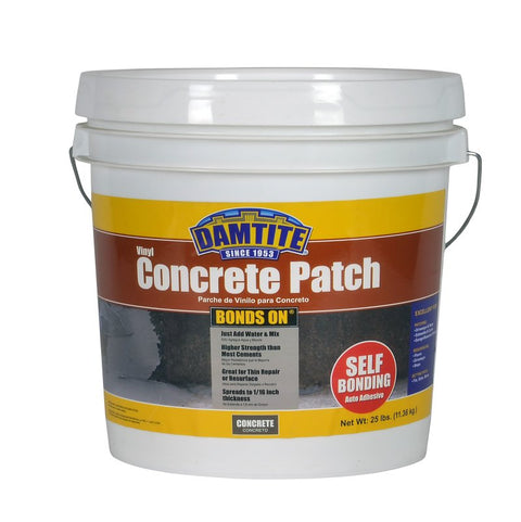 Damtite 04025 Patch, Gray, 25 lb, Pail