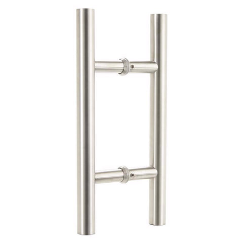 Brinks 12 in. L Satin Silver Stainless Steel Door Pull