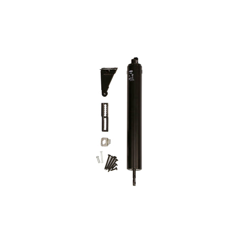 Larson Heavy Duty Black Aluminum Pneumatic Door Closer