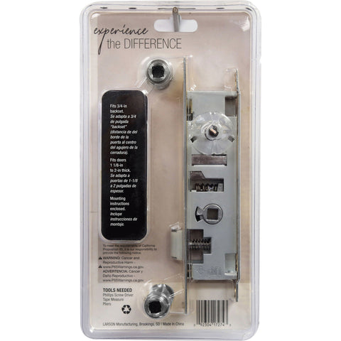 Larson Screen Away Bright Brass Gold Zinc Mortise Latch 1 pk