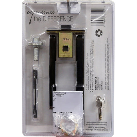 Larson M2 Bright Brass Gold Zinc Mortise Latch 1 pk
