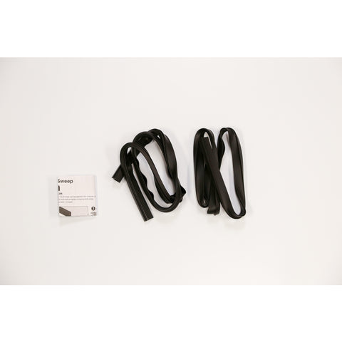 Larson 37-1/2 in. L Black Polyurethane Sweep 2 pc