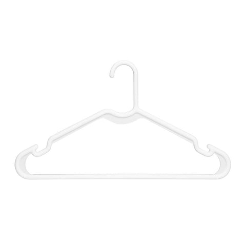 Whitmor Plastic White Hanger 3 pk