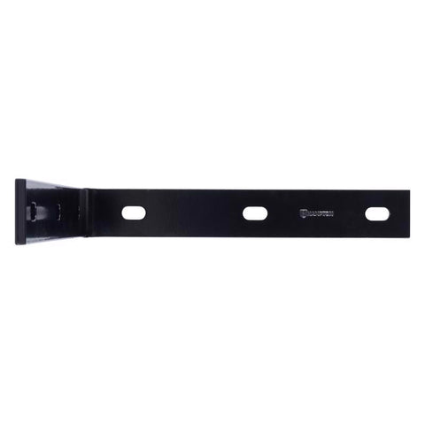 Hampton 1.50 in. H X 10.25 in. W X 1/4 in. D Black Steel Inside/Outside Corner Brace