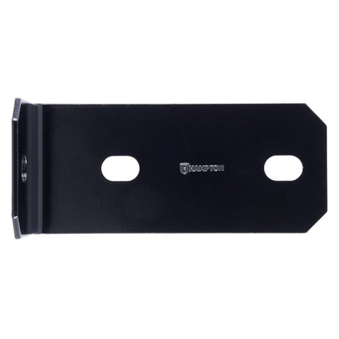 Hampton 6.8 in. H X 3 in. W X 3/16 in. D Black Steel Inside/Outside Corner Brace