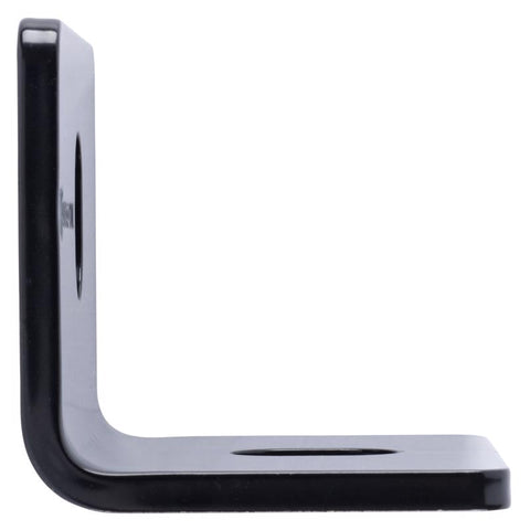 Hampton 2.4 in. H X 3 in. W X 3/16 in. D Black Steel Inside/Outside Corner Brace