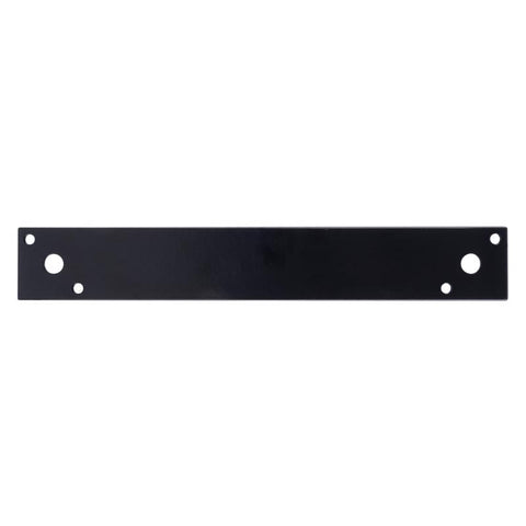Hampton 10 in. H X 1.5 in. W X 1/8 in. D Black Steel Strap Brace